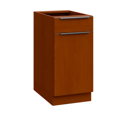 SIS - 4DZ spodní skříňka, 1-dveřová, 1-zásuvková, pravá, 870x400x600, třešeň šumavská